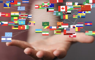 Producing direct marketing materials non-english