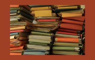 Stack of files for an audit
